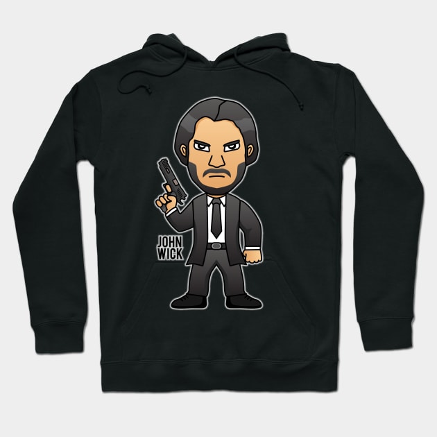 John Wick Hoodie by Oyeplot